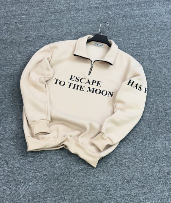 دورس نیم زیپ ۳نخ پنبه گرم بالا داخل کرکی