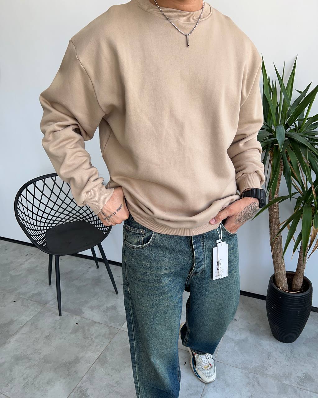 دورس یقه گرد ۳ نخ پنبه